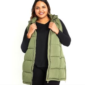 Maurices Olive Green Puffer Vest